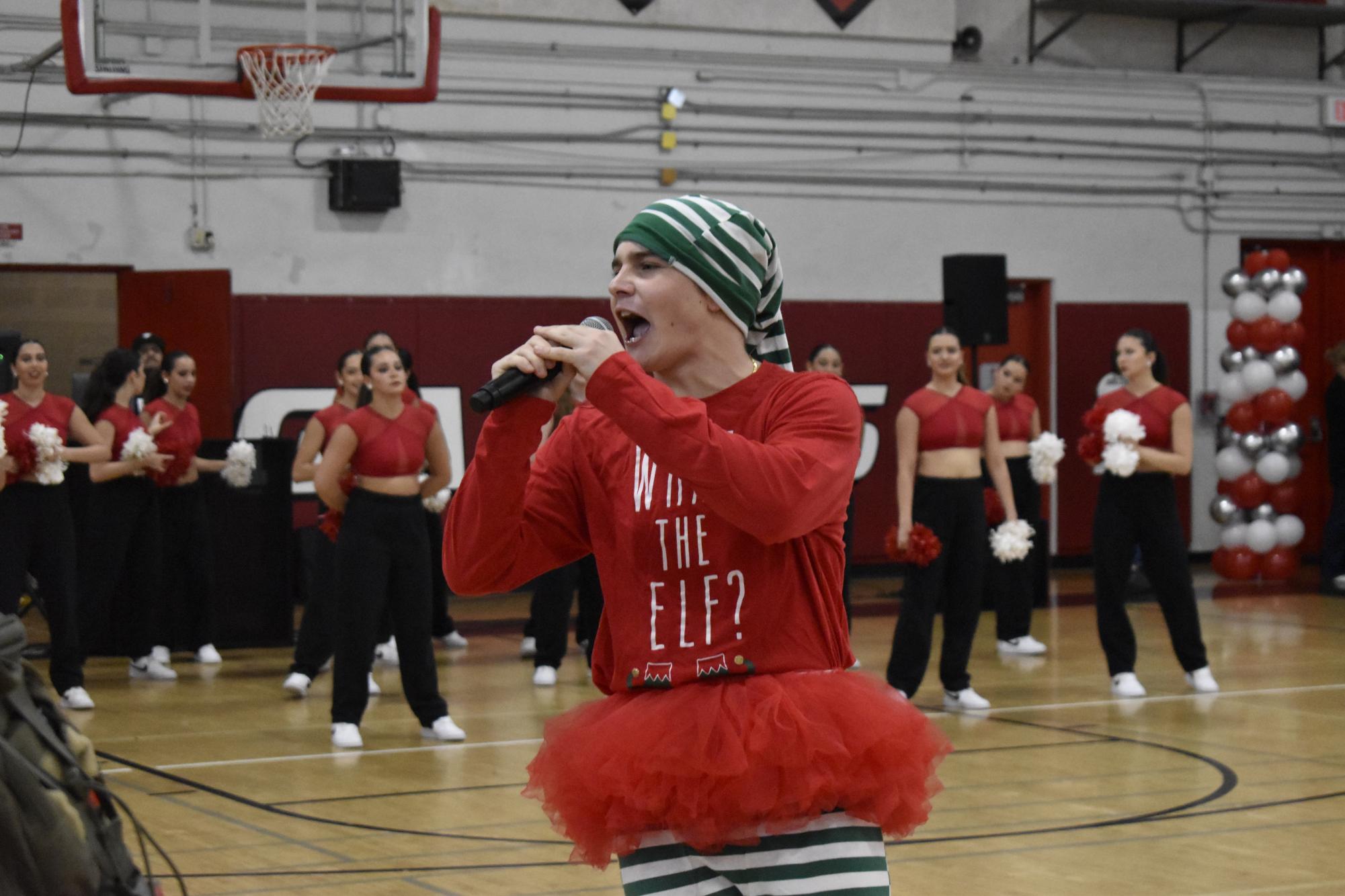 Students Show Off Their Holiday Spirit at The Winter Pep Rally