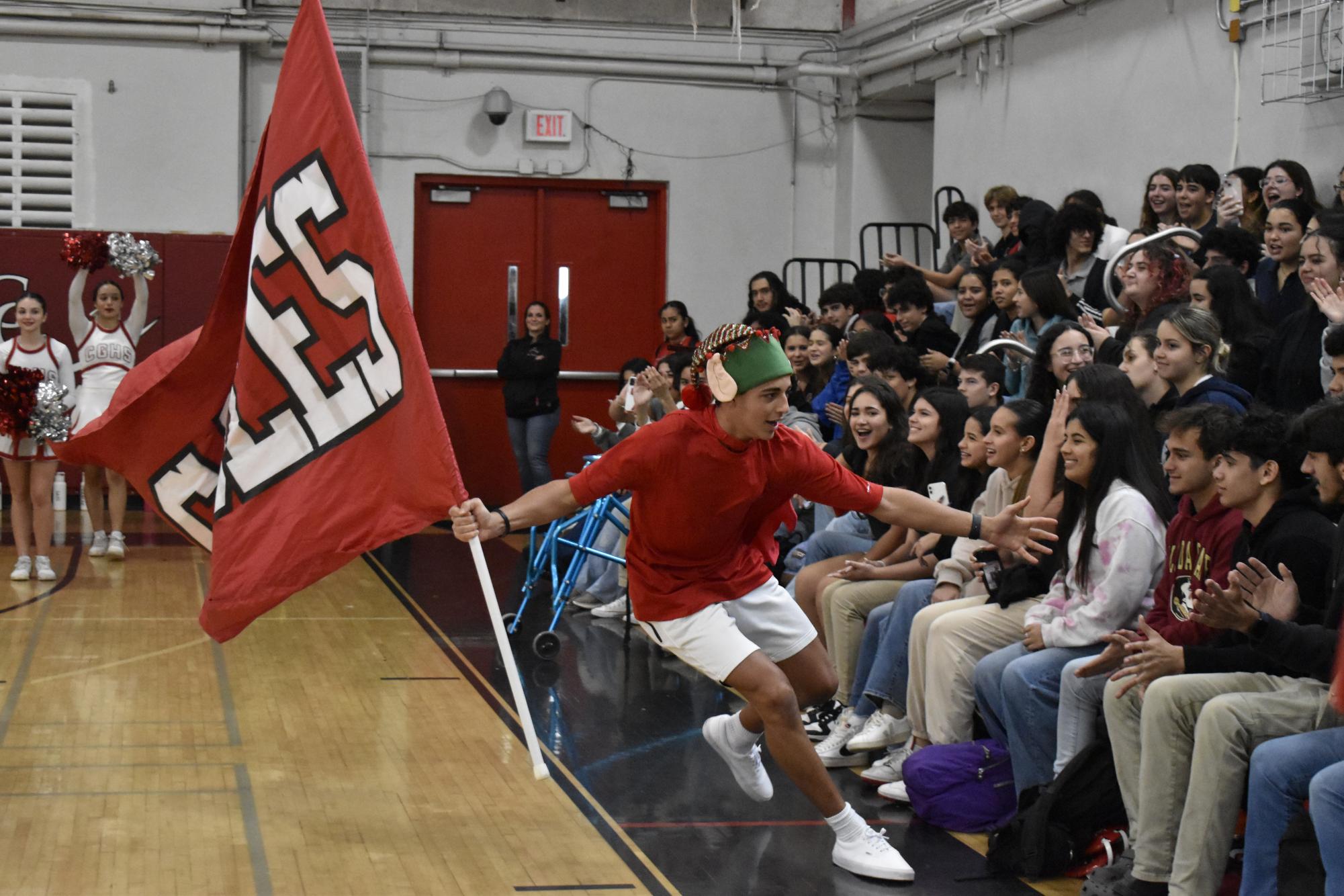Students Show Off Their Holiday Spirit at The Winter Pep Rally