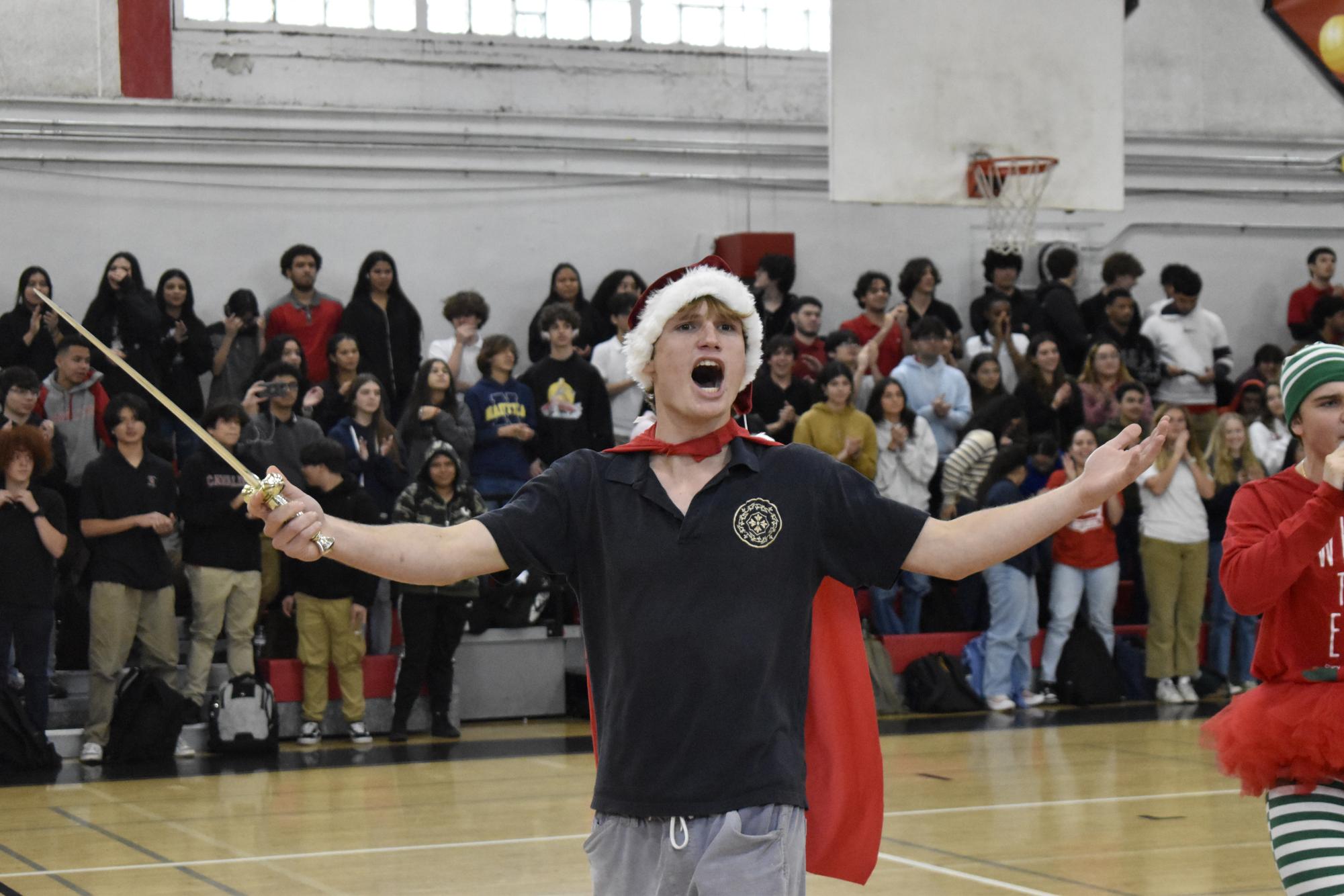 Students Show Off Their Holiday Spirit at The Winter Pep Rally
