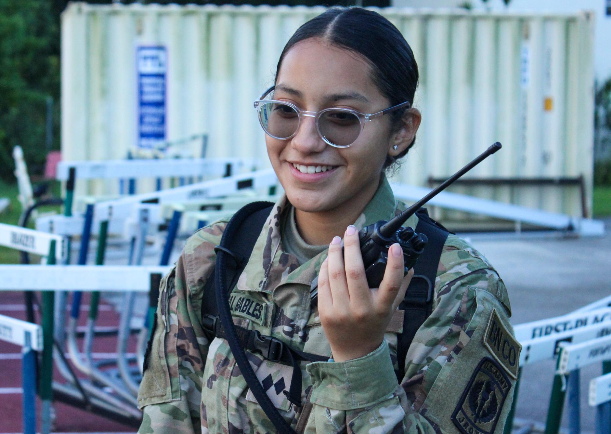 JROTC Cadets Train for Upcoming Competition