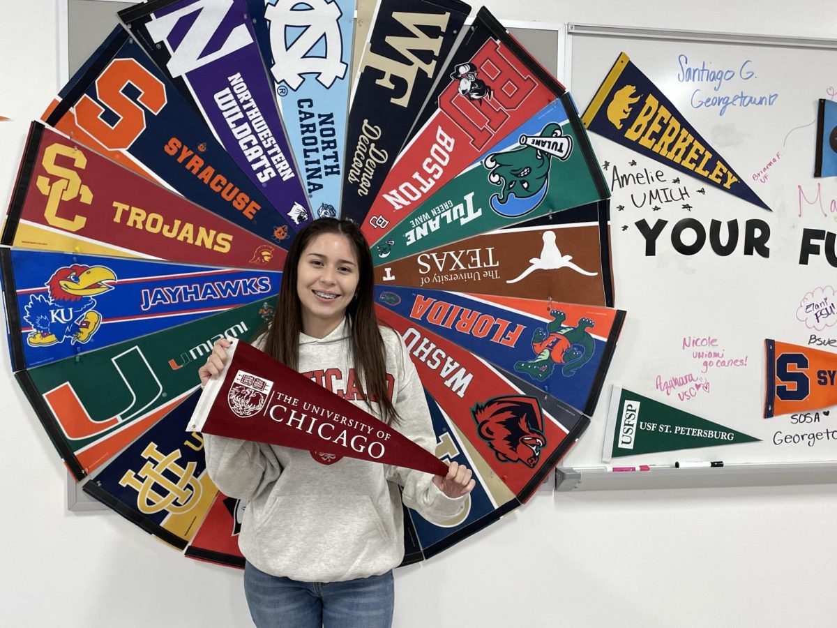 After years of hard work, Rosibel Garcia is granted a spot at the University of Chicago with help from QuestBridge.