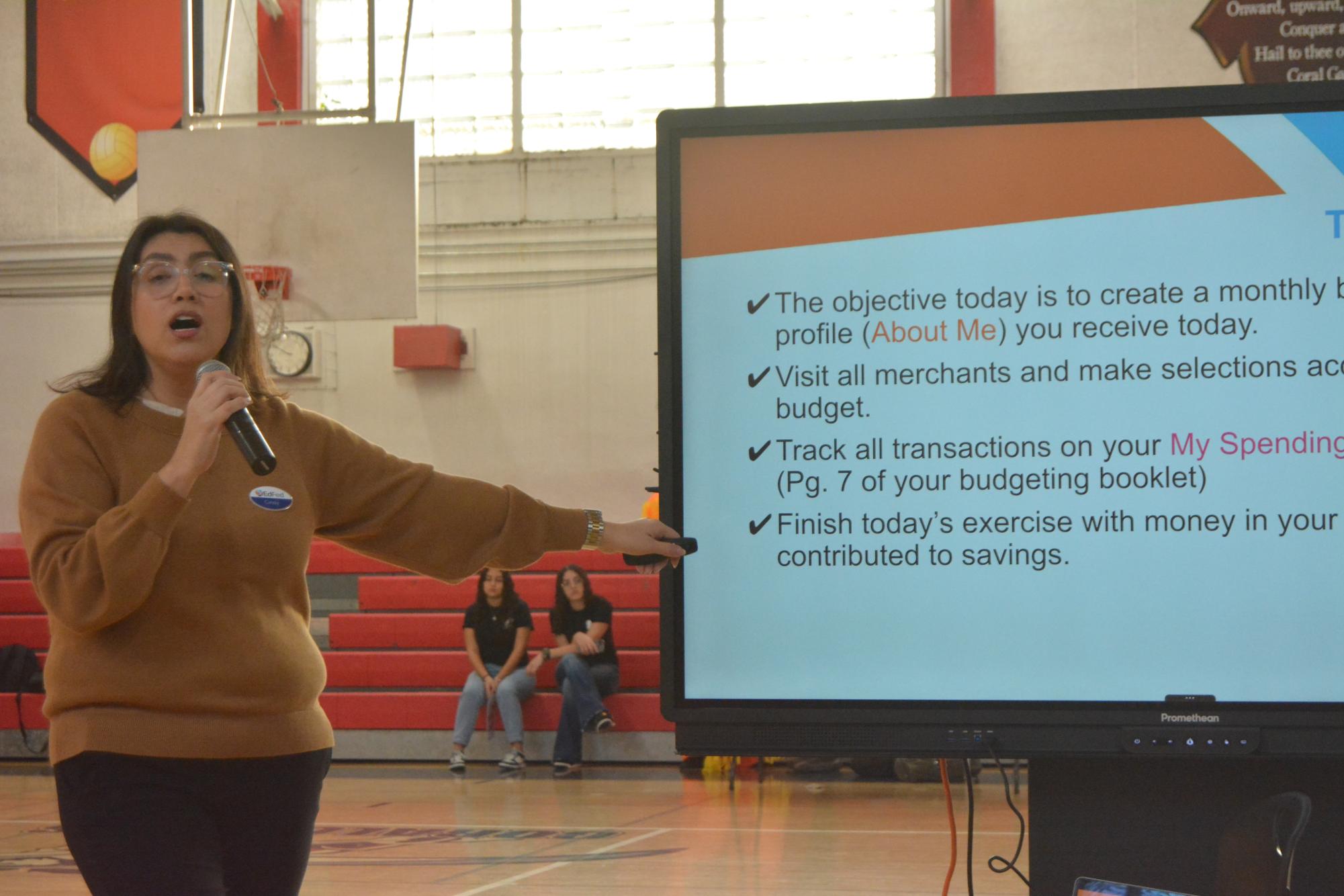 AOF Freshman Save Up During EdFed's Reality Fair
