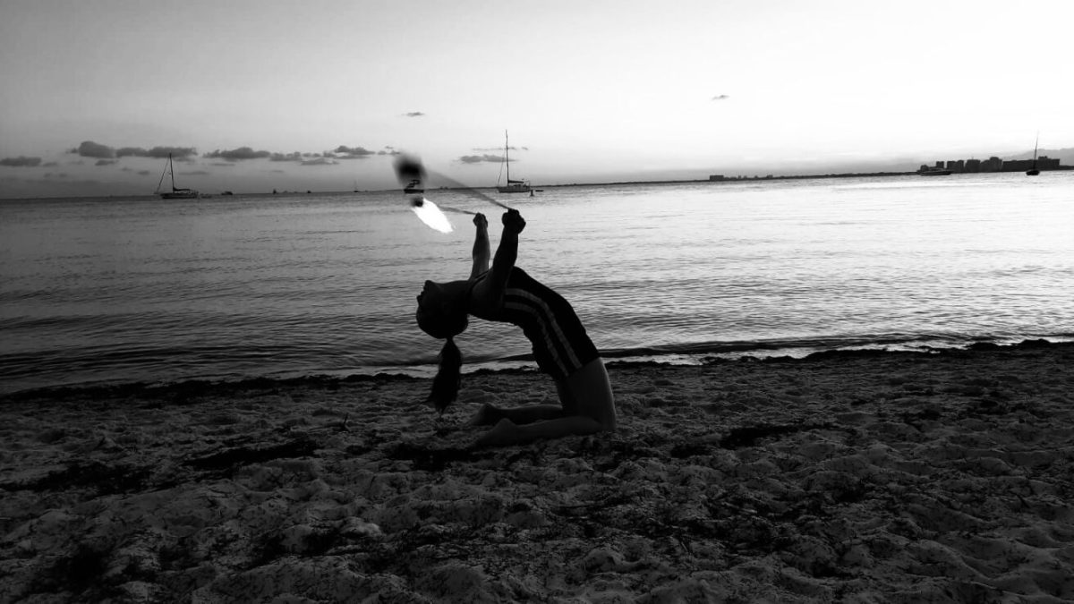 Being the first assignment of the year, Cavaliers had to submit 10 black and white photos. Showcasing her creativity, this student experimented with different lighting, settings and poses. (Courtesy of Sol Fernandez)