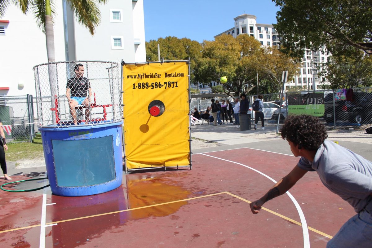 Senior Circus aimed to provide seniors with creative games and tasty treats to unwind during both lunches.