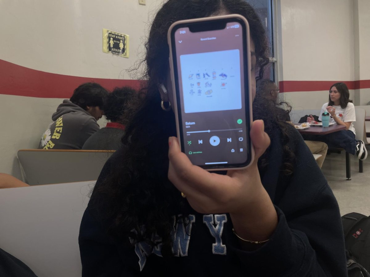 Lea Perez enjoys listening to SZA's new catchy song. 