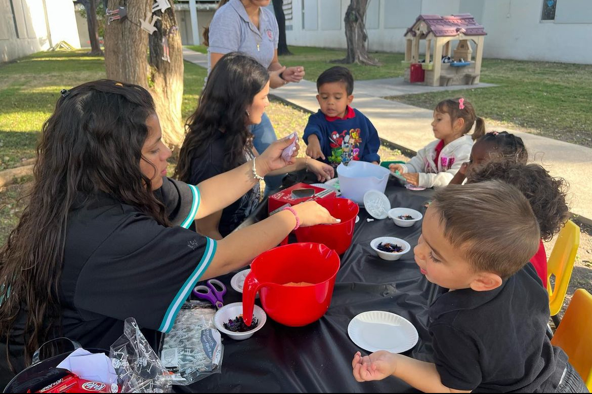 At the Halloween Carnival, the Teaching Academy and the Little Cavaliers played games to enhance their motor and social skills, while still having fun.