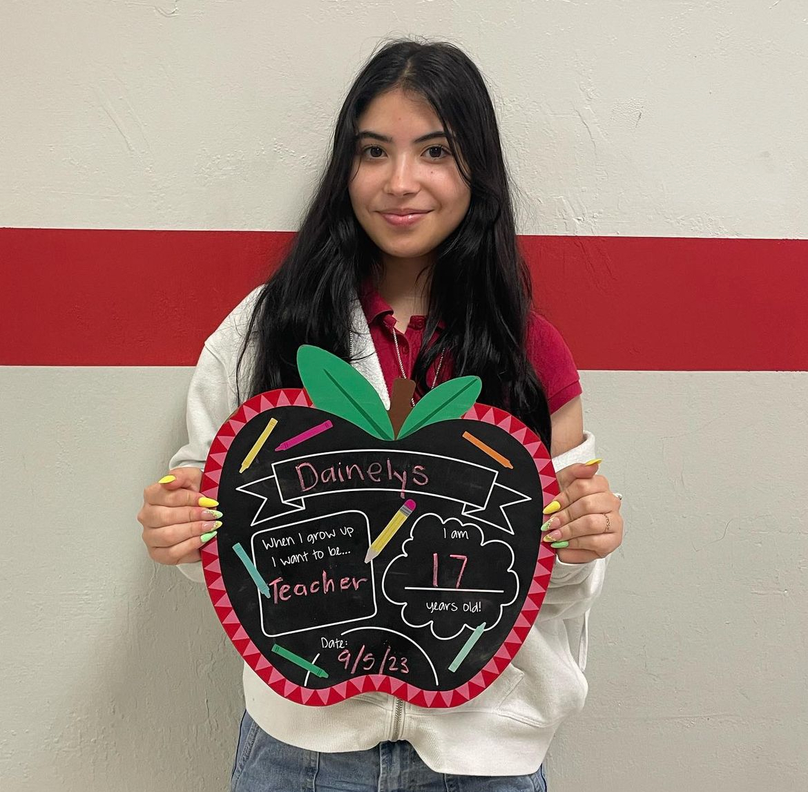 Senior Ledesma apires to become a teacher and inspire others.