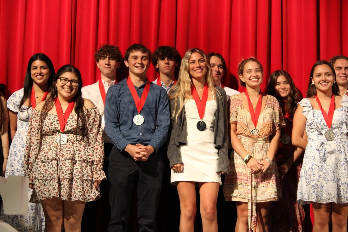 Gables+senior+class+celebrated+their+collective+effort+to+maintain+a+high+GPA+alongside+their+extracurricular+activities.