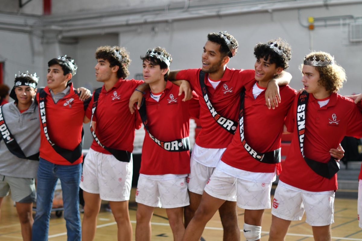 After a successful match against La Salle, seniors got together, singing and having fun at their last game together.