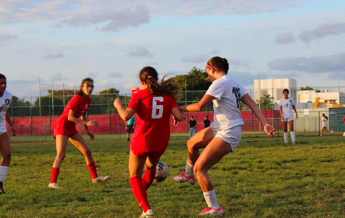 Varsity Seniors Celebrate Their Last Game on the Girls Soccer Team