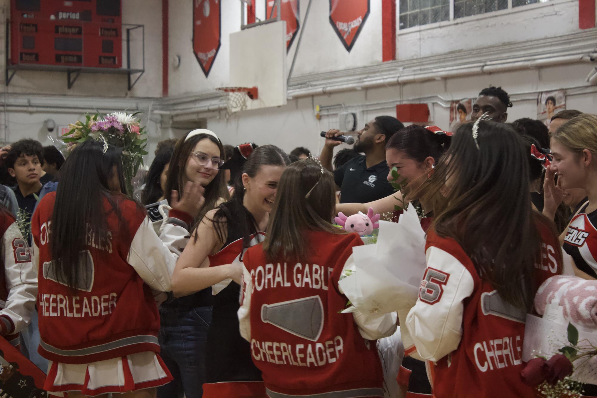 One Last Shot: Seniors Celebrate Their Last Night on the Court