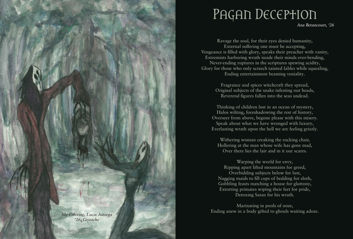 A poem in the Supernatural chapter comparing the practices of religious followers with their critiques of pagans and atheists. The poem's juxtapositions highlight the hypocrisy of some followers. 