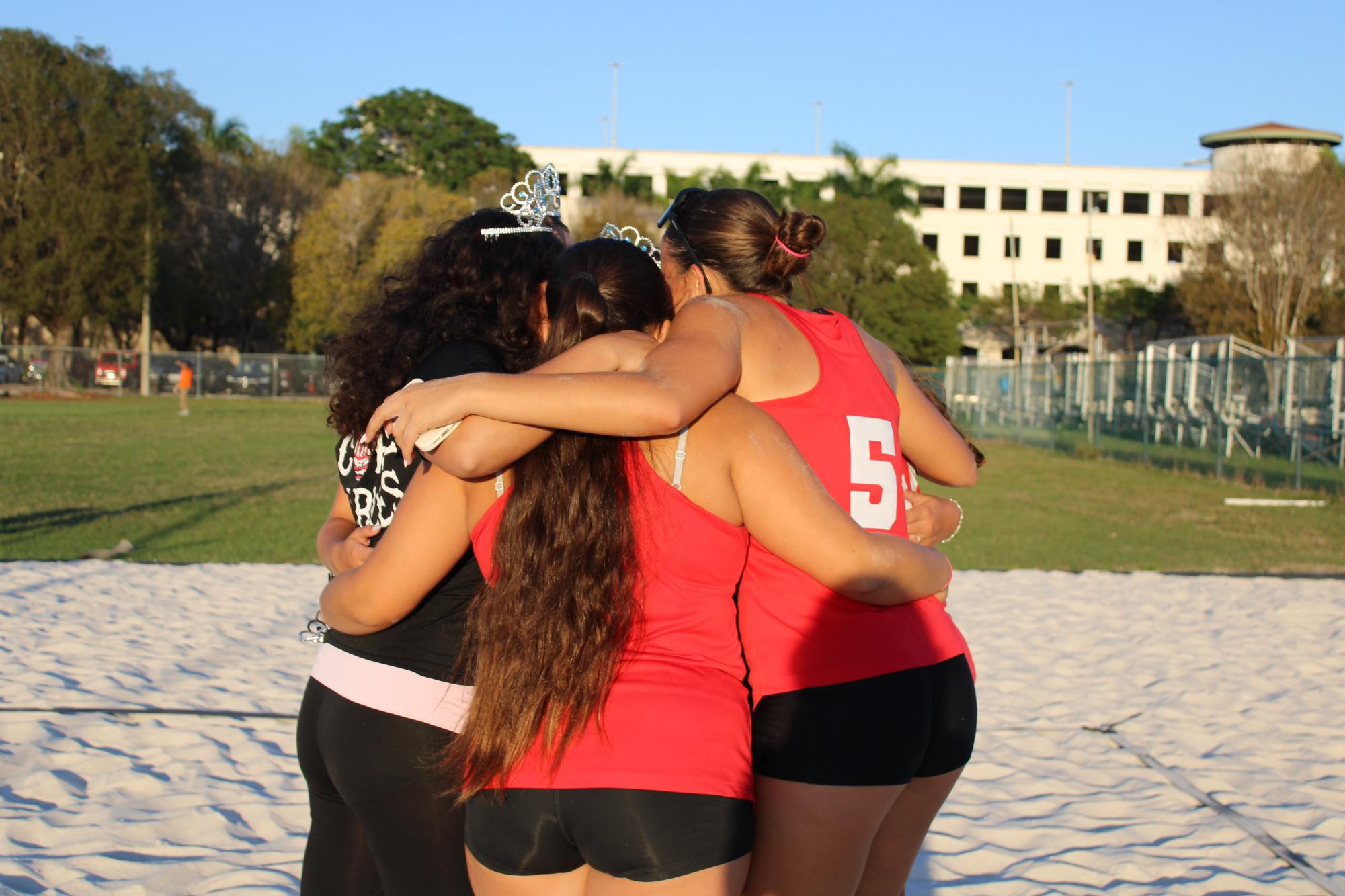 Girls Beach Volleyball Team Takes on Reagan