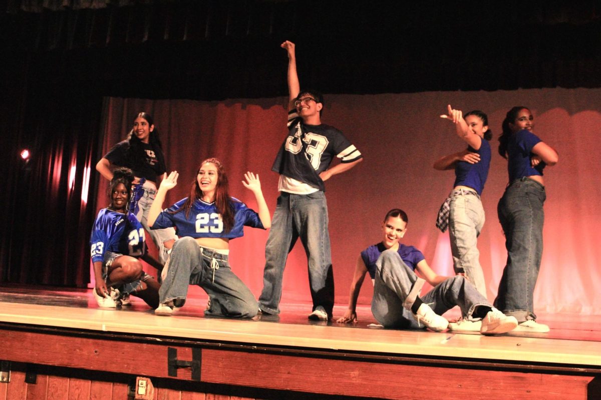 Select students from the dance class showcased a self choreographed routine that took the audience by storm. 
