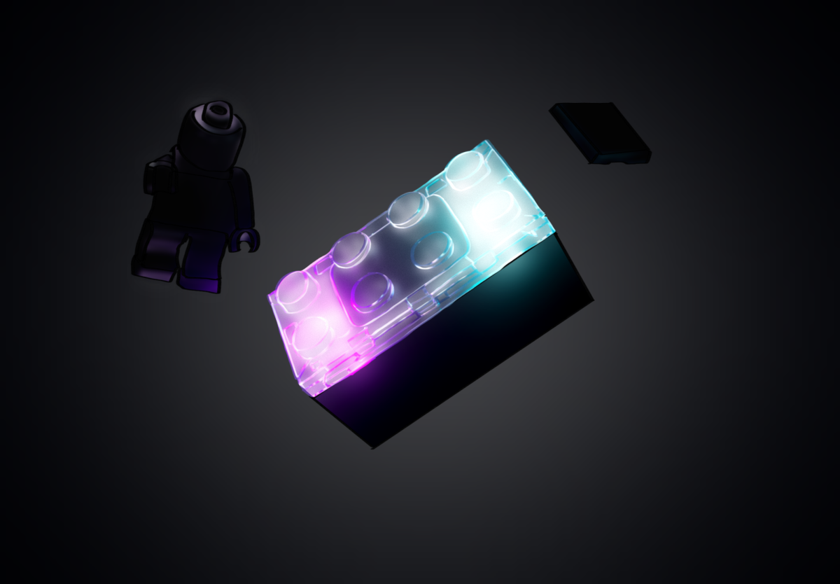 The new LEGO Smart Brick brings new features with embedded sensors and interactive light and sound effects.