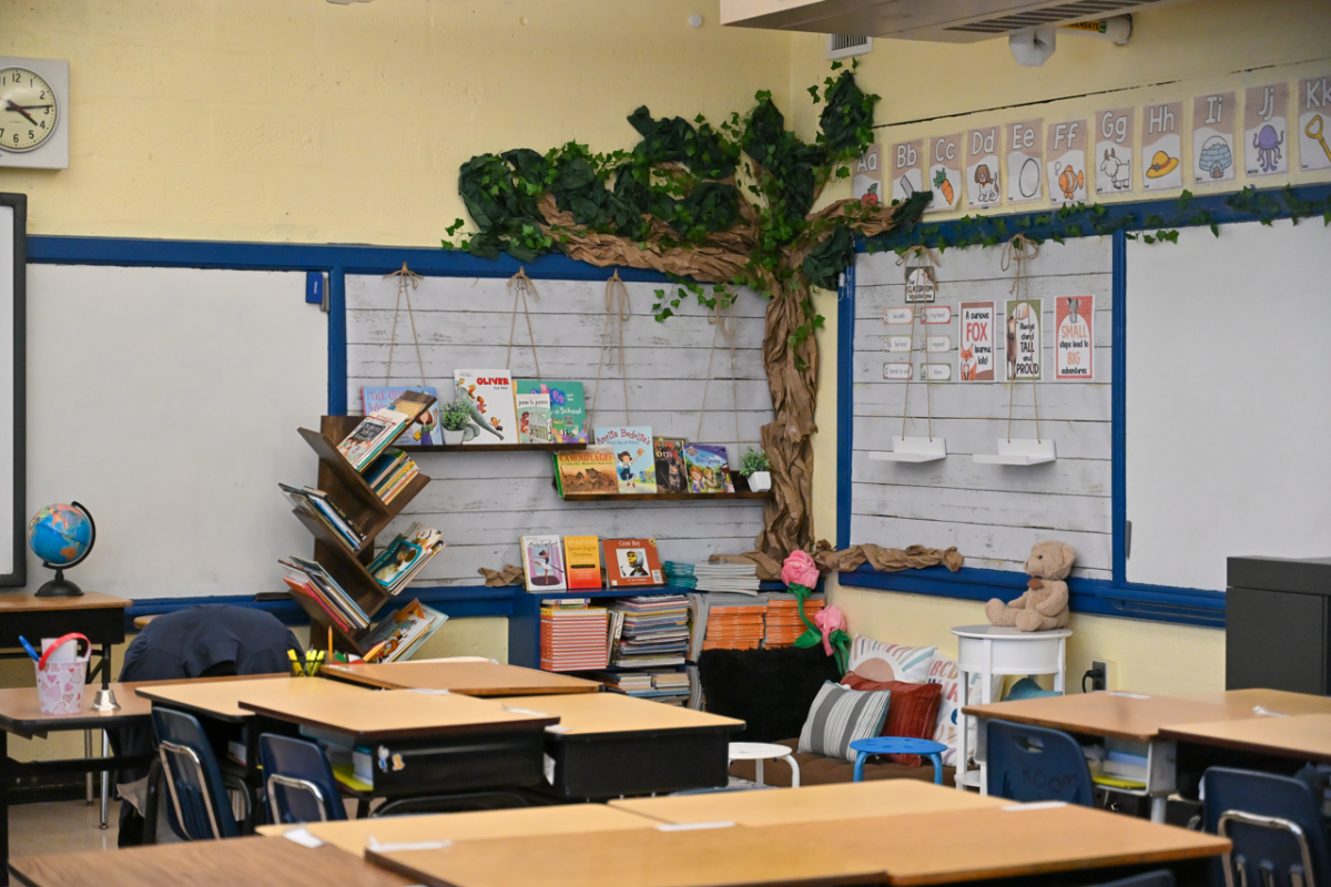The finished result of E.D.I.T Studio's first ever classroom renovation, a result of all the hard work E.D.I.T Studio and their volunteers put into remodeling the class.